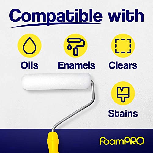 Foampro 175 Foam Paint Roller, Pack of 1 - size: Pack of 1, style: Roller 6"