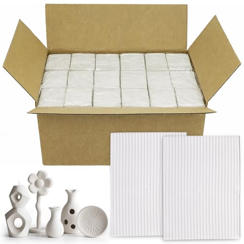Soulchen Polymer Clay White, Oven Bake Clay, Non Toxic, 19.84 Pounds for Modeling, Jewelry, Sculpting, DIY and Projects