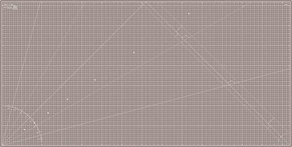 Elan Cutting Mat 36x72 Black & Taupe, Extra Large Self Healing Cutting Mat 36 x 72 Inch, 5-Ply Craft Board Black, Hobby Board for Sewing and Quilting - style: 72 x 36"