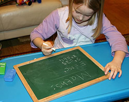 TOWO Wooden Easel for Kids, Foldable Double-Sided Magnetic Board | Includes magnetic letters, numbers, shapes and paper roll; tabletop art easel for drawing, learning and creative play. - color: Easel