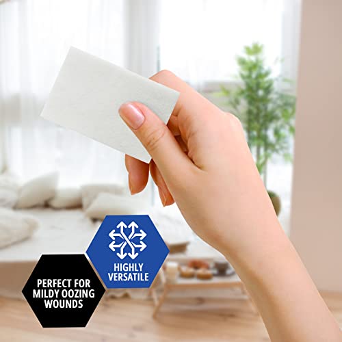 MED PRIDE Sterile Non Stick Pads for Wounds Non-Adherent Highly Absorbent Painless Removal Individually Wrapped (2x3 Inch (Pack of 100)) - size: 2x3 Inch (Pack of 100)