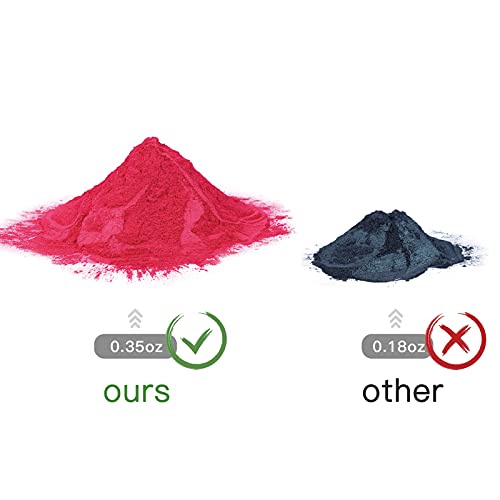 SEISSO Mica Powder, 15 Colors for Resin, Soap Making, Candles and Slime Dye - color: 15 Bottles