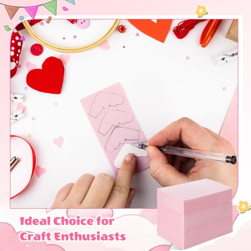Cholemy 120 Pcs Foam Printing Plates 4 X 6 Inches Pink 1/20 Inch Thick - color: Pink, size: 4 x 6 Inches