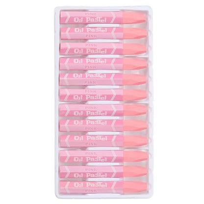 PATIKIL Pink Oil Pastels, 24Pcs Soft Oil Crayons Vibrant and Creamy Pastels Stick Art Supplies for Art Painting Drawing Blending Graffiti for Artists Beginners - color: Pink