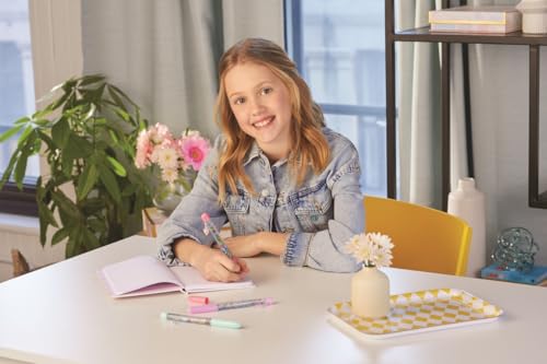Make It Real DIY Floaty Pens Kit - Create 3 Sparkly, Customizable Pens with Glitter & Charms - Fun Craft for Tweens, Girls & Kids Ages 8+ -Mess-Free Creative Activity Great Gift for Artistic Kids - style: 3 Pens