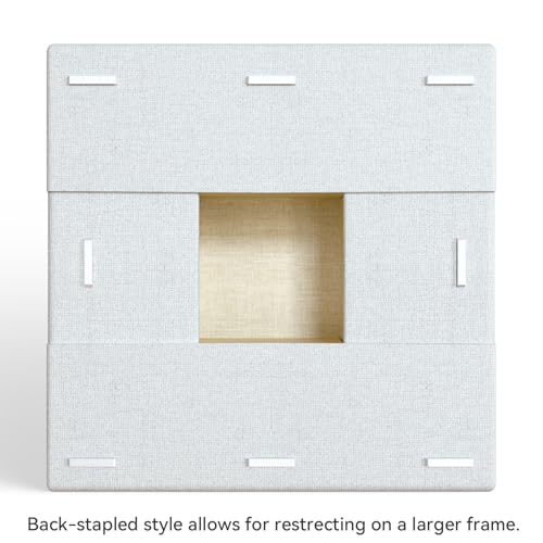 PHOENIX 4x4 Inch 4 Pack Gallery Canvas - Small Square 1.5 in Thick Canvases for Painting - Deep Edge 100% Cotton 11 Oz. Gesso Primed White Blank Professional Canvas Oil & Acrylic Paints - size: 4"x4", style: Gallery