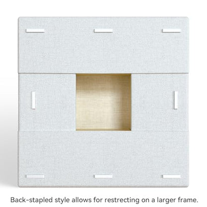PHOENIX 4x4 Inch 4 Pack Gallery Canvas - Small Square 1.5 in Thick Canvases for Painting - Deep Edge 100% Cotton 11 Oz. Gesso Primed White Blank Professional Canvas Oil & Acrylic Paints - size: 4"x4", style: Gallery