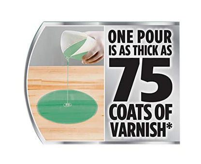 Varathane 369293 Super Glaze Pour-On High Gloss Epoxy, Quart, Turquoise - color: Turquoise