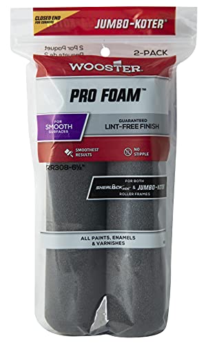 Wooster 5, 6 1/2-Inch RR308-6 1/2 Pro Foam, Color - size: 6 1/2-Inch