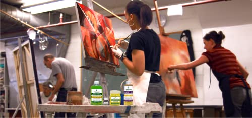 TERLANS Fast Drying Oil Painting Medium, 100 ml (3.38 fl. oz.) | Flip-Top Cap | Speeds Drying, Improves Flow & Gloss for Oil Paints | Artist Oil Painting Supplies