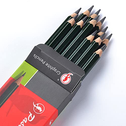 Pasler Professional Graphic Sketching Drawing Pencils 12 Count (2B) - style: 2B