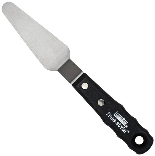 Liquitex Professional Freestyle Large Painting Knife, No. 10 | Rustproof Stainless Steel Knife Blade, Non-Slip Ergonomic Handle for Grip, Riveted Handle for Durability - size: Large, style: No. 10