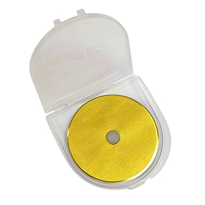 60mm Rotary Cutter Blades 5-Pack Titanium Replacement Blades Fits Fiskars, OLFA,Martelli,Dremel,Truecut,DAFA for Quilting Scrapbooking Sewing Arts & Crafts Sharp and Durable Cutter Blade for Fabric - color: Titanium Plating (60mm 5pcs)