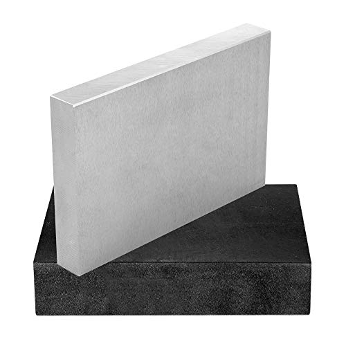 Steel and Rubber Block 2 Pcs Work Bench Blocks 4" x 6"(10cmx15cm) | Stamping Block for Hammering, Shaping, Chasing, Flattening Metals - color: Steel and Rubber Block, size: 4" x 6"