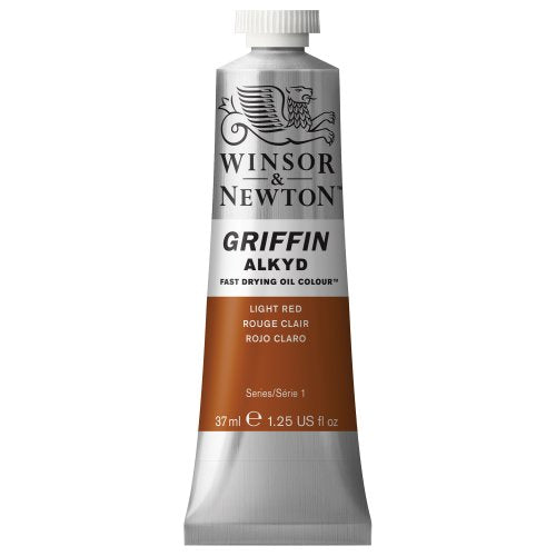 Winsor & Newton Griffin Alkyd Fast Drying Oil Paint, Light Red - color: Light Red, style: 1.25-oz Tube