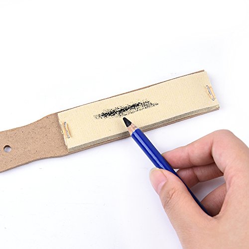 Sandpaper Sharpener - 5 Pieces Sketch Sandpaper Pencil Sharpener Lead Pointer Art Drawing Tool for Adults, Teens, Artists