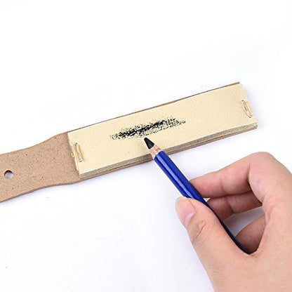 Sandpaper Sharpener - 5 Pieces Sketch Sandpaper Pencil Sharpener Lead Pointer Art Drawing Tool for Adults, Teens, Artists