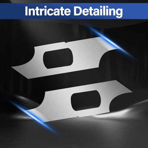 120 Pack Hobby Knife Blades, Compass Cutter High Carbon Steel Replacement Blades for Craft & Art, Standard Sharpness Craft Knife Refills for Paper, Fabric & Thin Plastic - style: Compass Cutter Blade