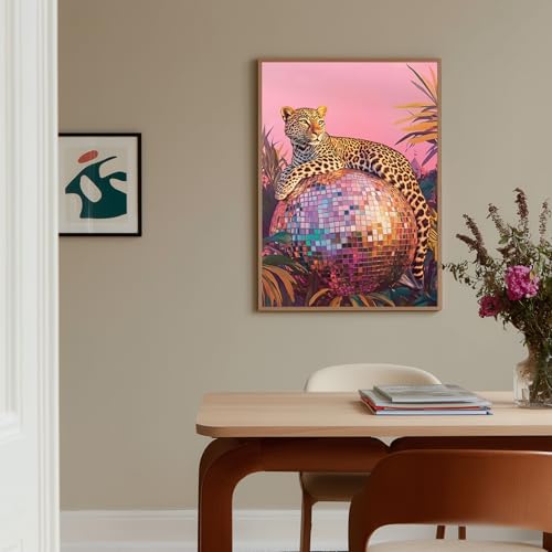 Animal Paint by Numbers Kit for Adults, Adult Paint by Number Kits 16x20 in - color: Leopard