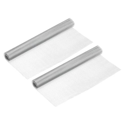 PATIKIL 2Pcs Sculpting Wire Mesh, 12" x 3ft Aluminum Wire Mesh Roll for Sculpting Modeling Arts Crafts Clay DIY Projects Model Train Scenery Jewelry Masks Home Decor Art, Silver - size: 12" x 3ft
