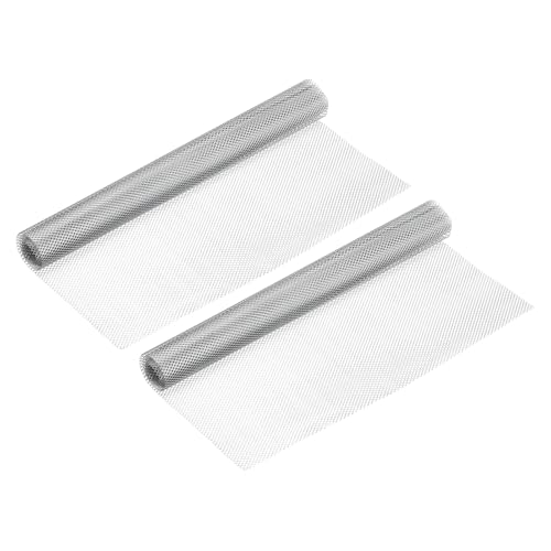 PATIKIL 2Pcs Sculpting Wire Mesh, 12" x 3ft Aluminum Wire Mesh Roll for Sculpting Modeling Arts Crafts Clay DIY Projects Model Train Scenery Jewelry Masks Home Decor Art, Silver - size: 12" x 3ft