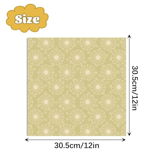 24 Sheets Scrapbook Paper 12×12 Double-Sided Pattern Paper (Fabric Texture) | 24 Designs Vintage Background Decorative Craft Paper, Scrapbooking Supplies for Card Making DIY Album Junk Journal Decor - color: Fabric Texture
