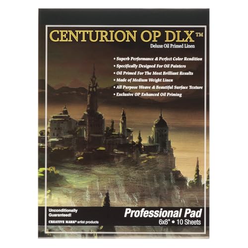 Centurion Deluxe Oil Primed Linen Pad 6"x8" - size: 6 x 8 inches