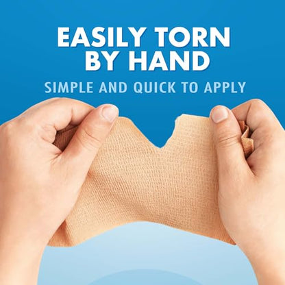 LotFancy Self Adhesive Bandage Wrap, 6 Pack, 3 inch x 5 Yards Non Woven Cohesive Bandage, First Aid Medical Tape for Sports Athletic Wrist, Ankle, Sprains & Swelling - size: 3x180 Inch (Pack of 6)