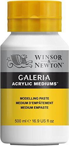 Winsor & Newton Galeria Acrylic Modelling Paste, 16.9-oz (500ml) Jar - color: Modelling Paste, style: 16.9-oz
