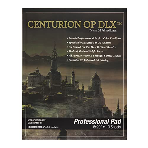 Centurion Deluxe Oil Primed Linen Pad 16"x20" - size: 16 x 20 inches