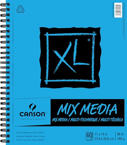 Canson XL Mix Media Pad 11X14 - size: 11x14, style: Mixed Media
