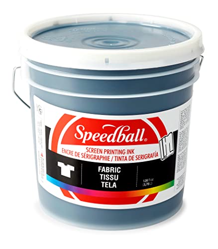 Speedball, 46000, Fabric Screen Printing Ink, 128 Fl Oz. (Gallon), Black - color: Black, size: 128 fl oz