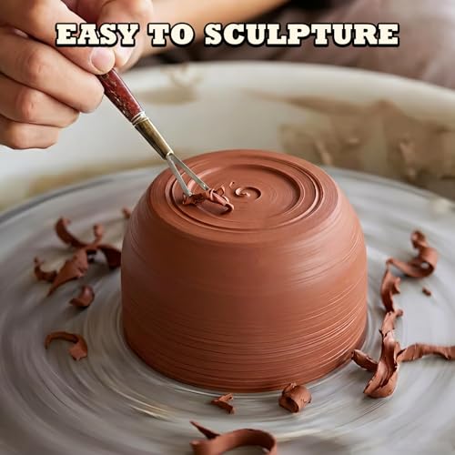Aujazyble Air Dry Clay - 3.3lbs Terracotta Natural Pottery Clay for Kids, No-Cracking & Self Hardening, Professional Modeling Clay for Pottery Wheel, Sculpting, Arts & Craft Supplies for Classrooms - color: Terracotta