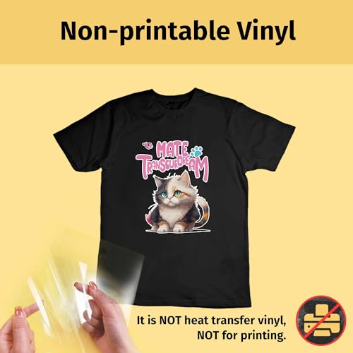 TransOurDream Heat Transfer Mask & Iron on Tape(30 Sheets, 8.5x11") - Iron-On Clear Positioning Film for Dark Transfer Paper & Printable HTV on Shirts - color: Mask-Dark, size: 30 Sheets