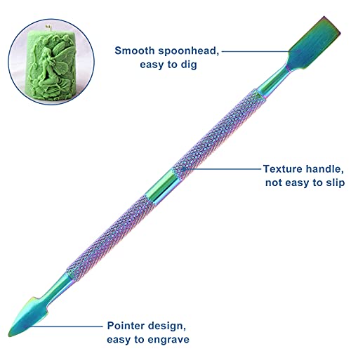 suiwotin 6PCS Wax Carving Tool, Rainbow - color: Rainbow - 7PCS