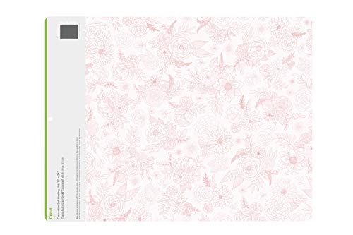 Cricut Self Healing Cutting Mat - Cricut Mat for use with Cricut TrueControl Knife, Rotary Cutter, Craft Knife, Xacto Knife - 12" x 24", Decorative, 2X Healing, Extra-Thick Cricut Cutting Mat, Rose - color: Rose, size: 26"L x 20"W