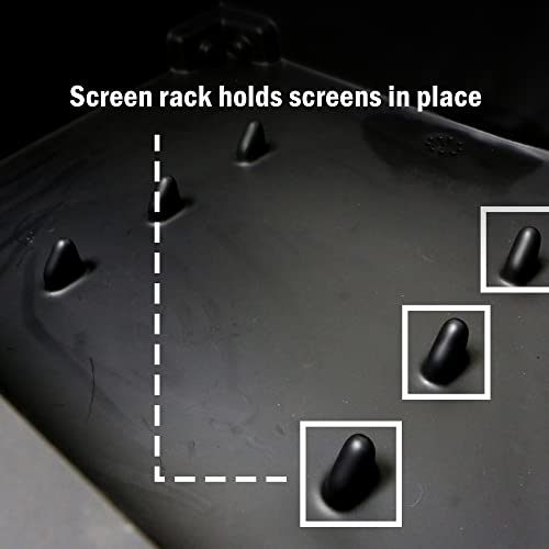 Screen Print Direct® Screen Printing Washout Booth - w/LED Light | Compact Vertical Design, 32 By 24 By 64 Inches - Chemical Resistant, Recycled Polyethylene, Easy Assembly - LED Light - size: Washout Booth with LED