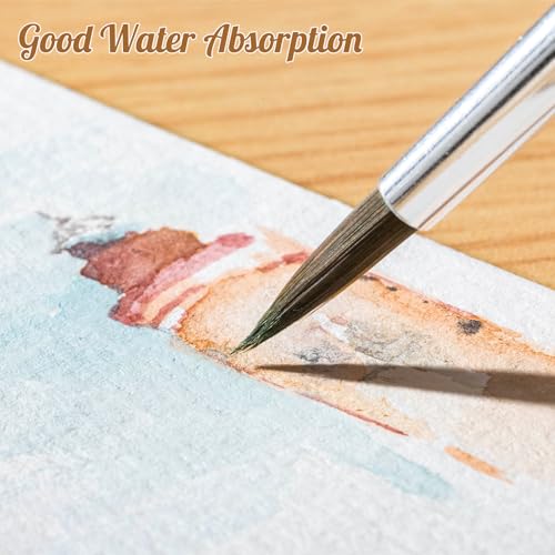 80 Sheets Watercolor Paper, 2.5 x 3.5 in, 110 Lb/230 GSM, Cold Press - size: 2.5 x 3.5Inch