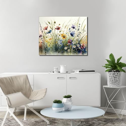 TUMOVO Wildflower Adult Paint by Numbers Kit - color: Flowers