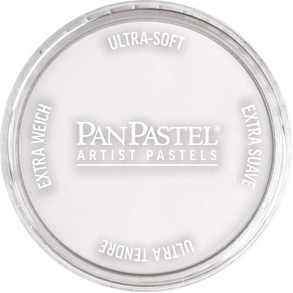 PanPastel Artist Pastels by GOLDEN, Pearl Medium White (Coarse), 2.44” / 62mm Pan Diameter, Professional Artist Pastels, Unique Pan Format (cake-like) - color: Pearl Medium - White COARSE