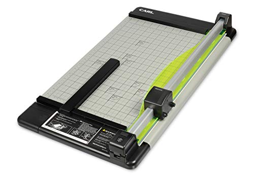 CARL Heavy Duty Rotary Paper Trimmer - 12238, Black/Silver, 18inch - size: 18-Inch