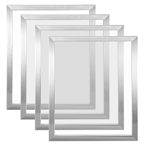 Caydo 4 Pieces 20 x 24 Inch Aluminum Silk Screen Printing Frames with 160 Mesh for Screen Printing - size: 20 x 24 Inch, style: 160 Mesh
