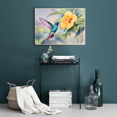 ACANDYL DIY Paint by Numbers Kit for Adults Paint by Numbers Beginner Hummingbird Canvas Painting by Number DIY Acrylic Oil Painting on Canvas Arts Craft Decoration 16x20 Inch - color: Hummingbird C