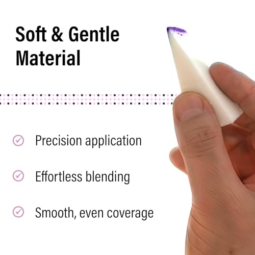 Artist's Choice Paint Sponge Wedges, Angled Foam Applicators, 100 Pack | Latex-Free, for Art, Crafts, Stencils, Faux Finish, Face Painting, Pumpkin Carving & Halloween Decor