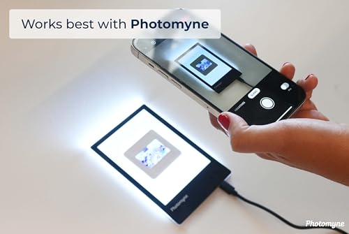 Photomyne A7 Mini Light Pad – Slide & Film Negative Scanning Viewer - style: Mini