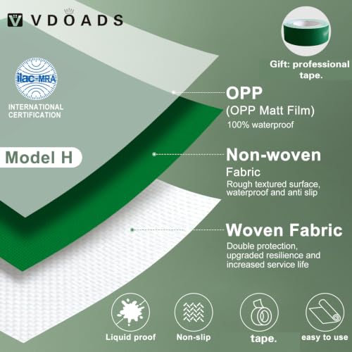 Carpet Floor Protection Film Heavy-Duty Temporary Painter Plastic Drop Cloth Painting Protector Roll No Cotton Construction Covering Waterproof 39" x 100' - size: H-001