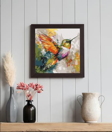 BYGFHLYW Animal Hummingbird Paint by Numbers Kit for Adults Beginners - color: PB250-1