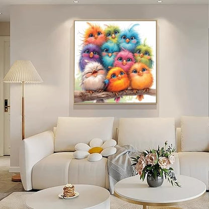 RYMILIE Birds Diamond Art Kits for Adults Diamond Painting Kit 12x16in - color: DP00626