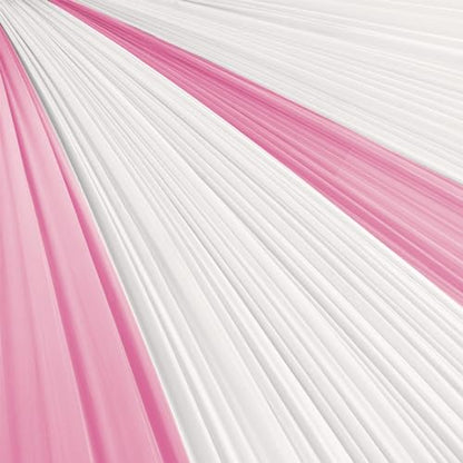 Moukeren 2 Roll Plastic Tablecloth Wedding Circus Party,White and Pink - color: White and Pink