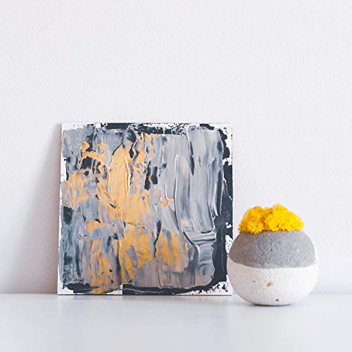 PHOENIX Small Stretched Canvas for Painting 6x6 Inch/7 Value Pack, 8 Oz Triple Primed 5/8 Inch Profile 100% Cotton White Blank Canvas, Square Framed Canvas for Oil Acrylic & Pouring Art - size: 6"x6", style: Studio Set (8 Oz.)